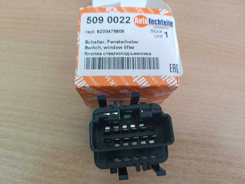 Продам кнопку склопідіймача Renault Autotechteile 5090022 (8200476806)