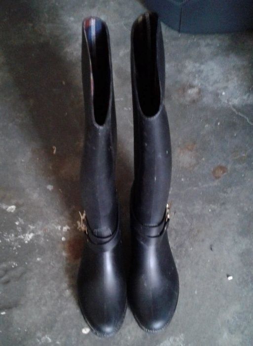 Galochas Pretas Quebra Mar Tamanho 36/37