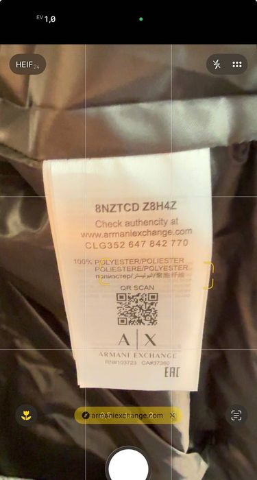 Безрукавка Armani Exchange Milano/New York Black