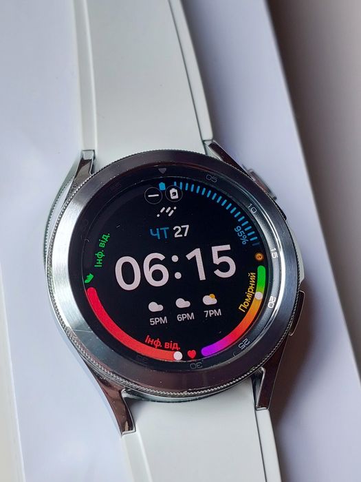 Смарт-годинник Samsung Watch 4 Classic 42мм Silver