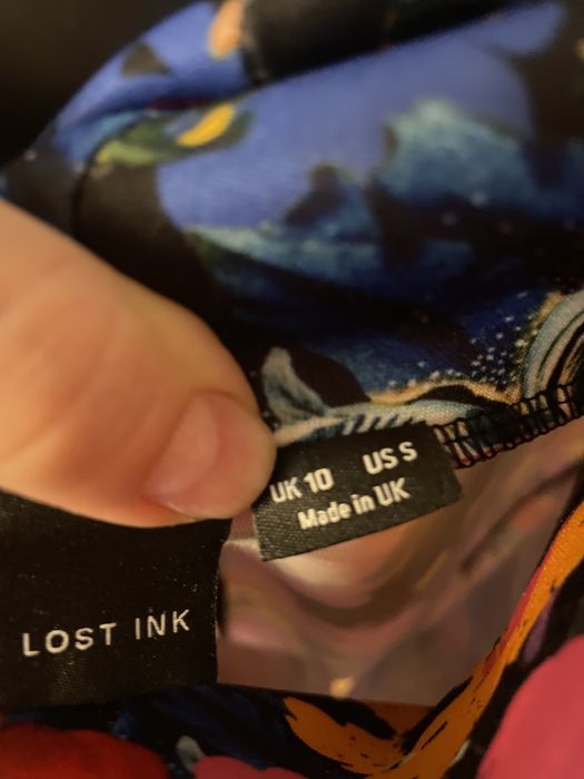 Lost ink юбка карандаш миди
