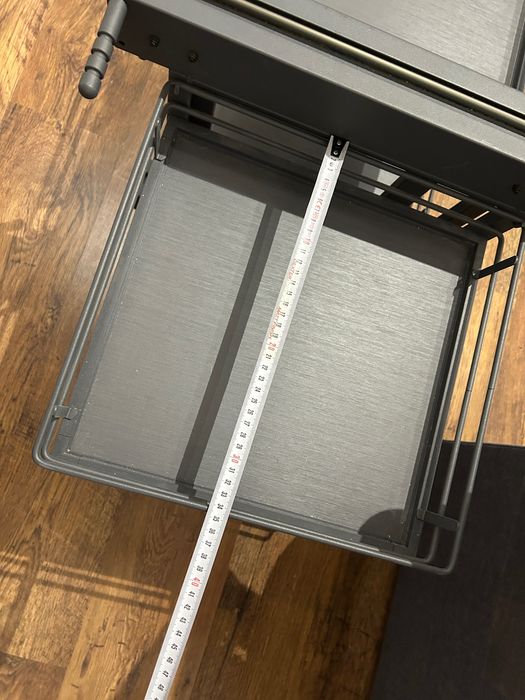 System szuflad do szafki narożnej – Kosz Cargo Magic Corner – antracyt