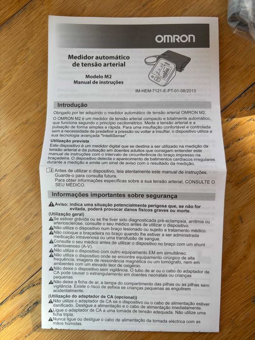 Medidor automático de tensão arterial