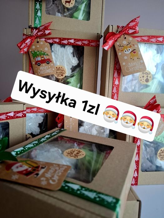 Zestawy prezentowe mydełka ręcznie robione Świąteczne