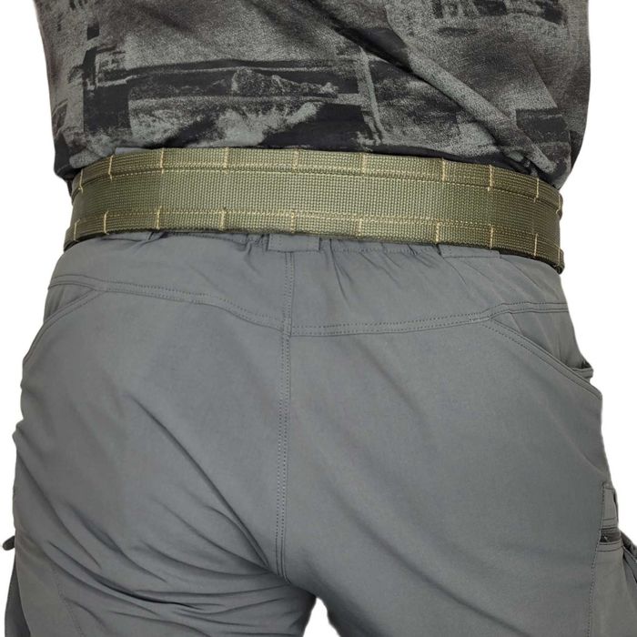 Тактичний подвійний пояс швидкого скидання, бойовий пояс, РПС. ХL хакі