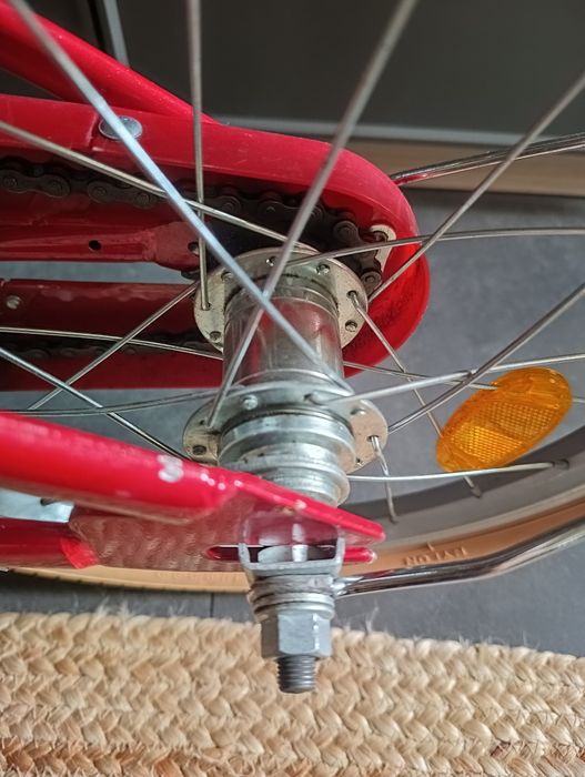 Rower dziecięcy 16 cali czerwony