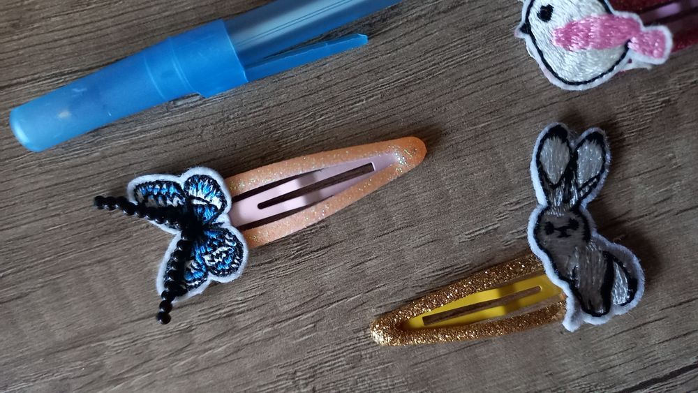 3 spinki do włosów H&M