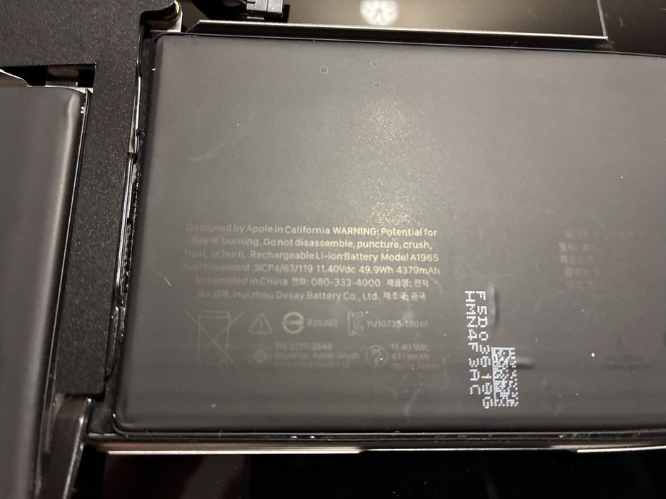 Bateria do Macbook Air 2020 A1965