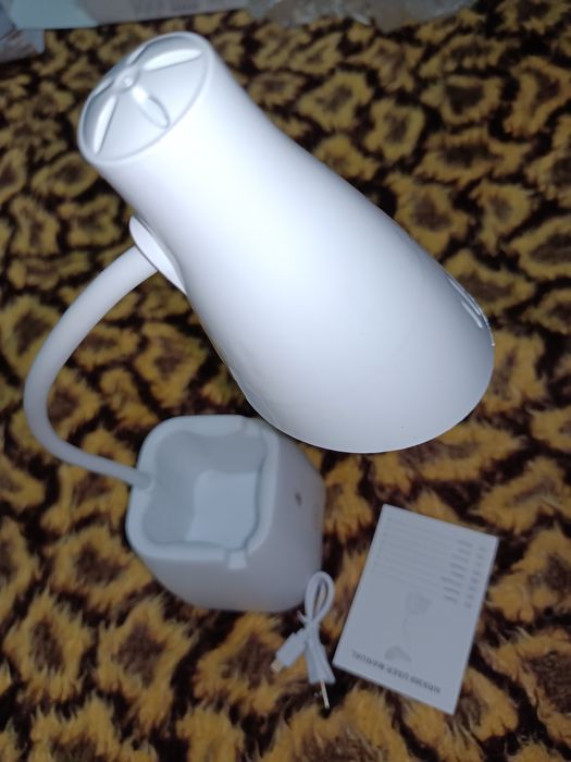 Lâmpada candeeiro de mesa USB flexível 3 modos luz branca - novo