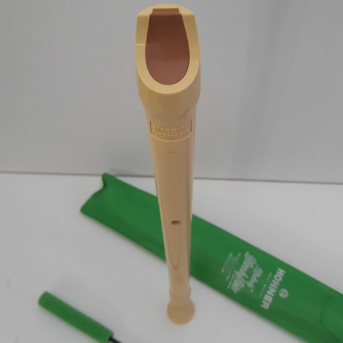 Flauta Alemã Hohner Melody Blockflote Uso Escolar Como Nova