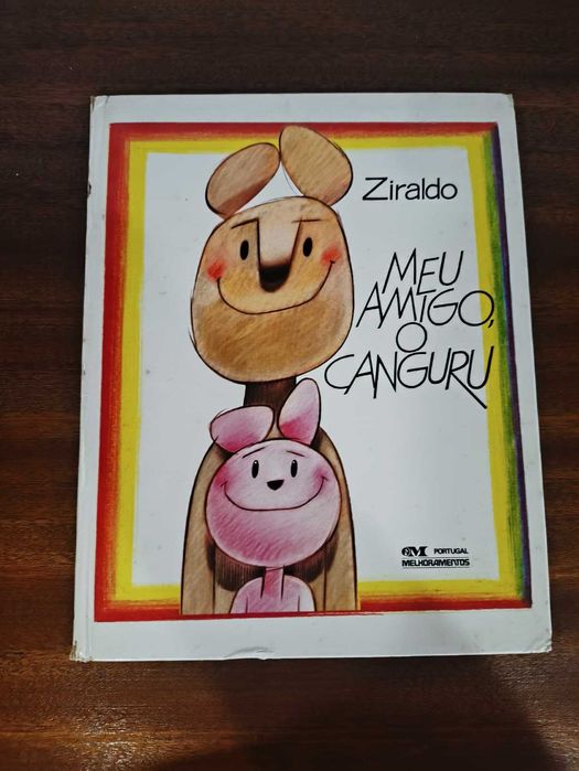 Livro "Meu Amigo, o Canguru" – Ziraldo – Colecção Mundo Colorido