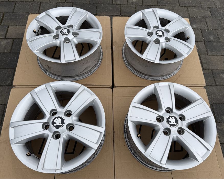 Oryginalne felgi Skoda 15" 5x112 Octavia Golf Touran