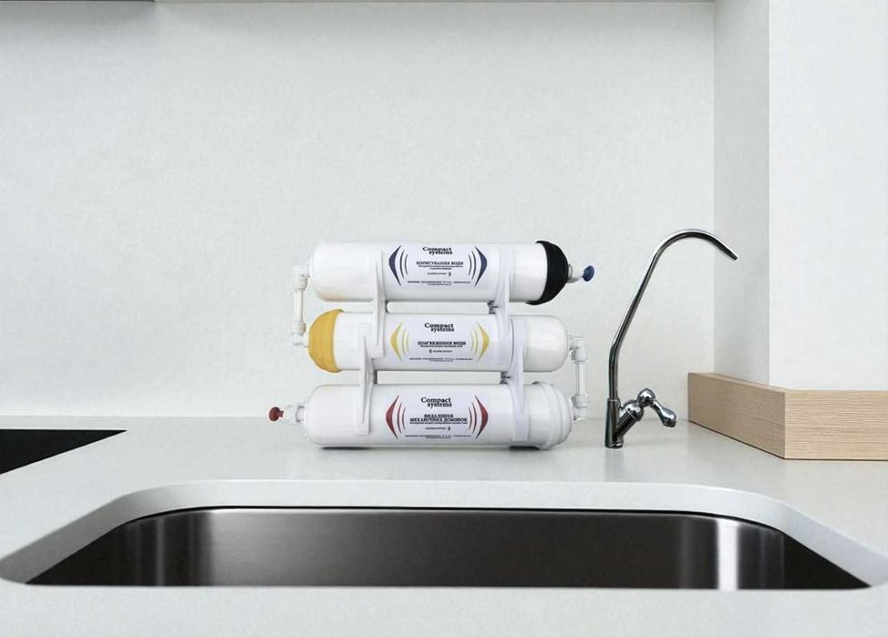 Вугільний фільтр для води 3 ступені очищення питної води