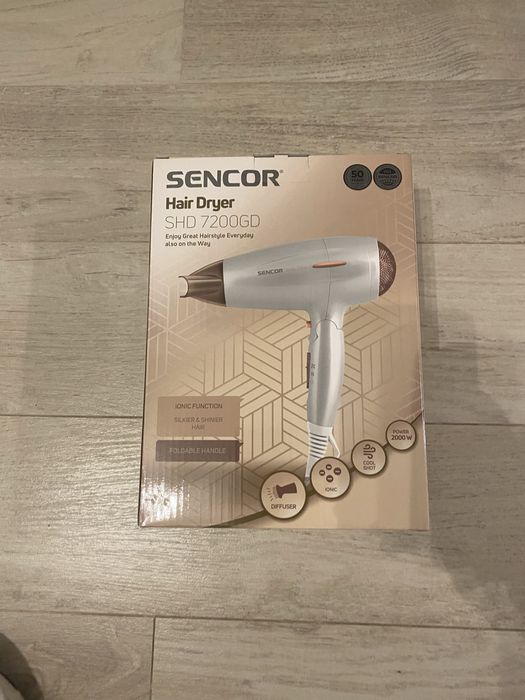 Suszarka do włosów Sencor SHD 7200GD jonizacja 2000W
