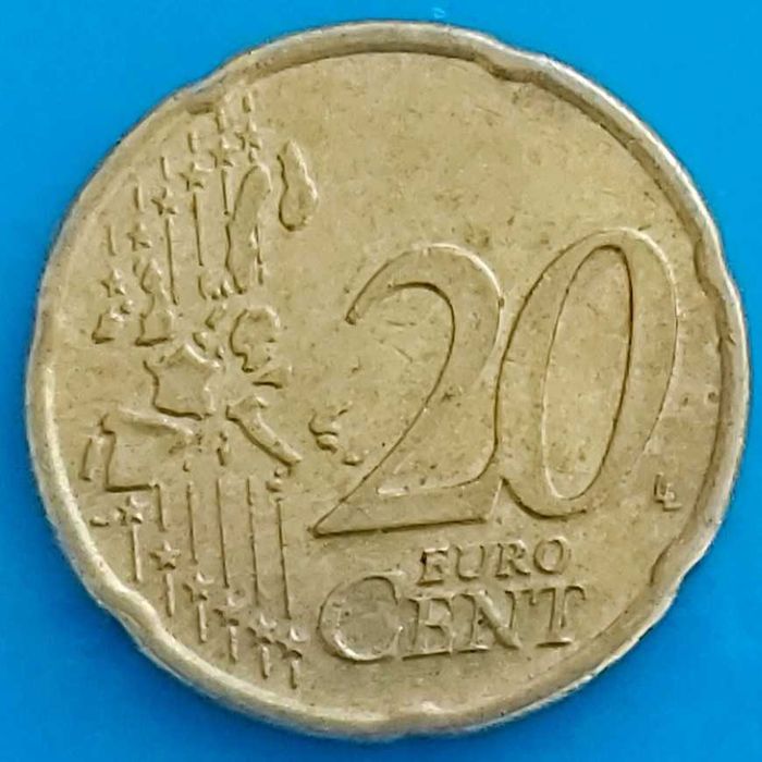 20 Cêntimos de 1999 dos Países Baixos, Beatrix