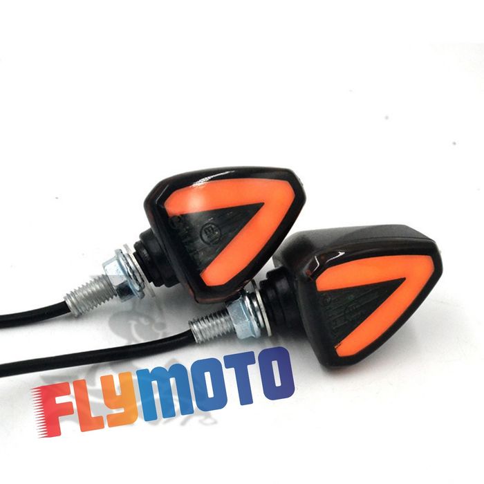 Мото поворотники LED 12V зі стоп сигналом, поворотники для електросам