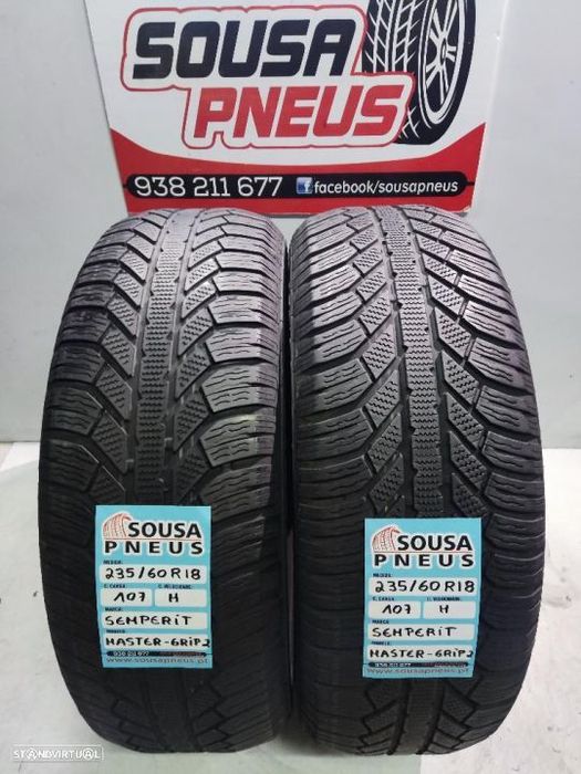 2 pneus semi novos 235-60r18 semperit - oferta dos portes
