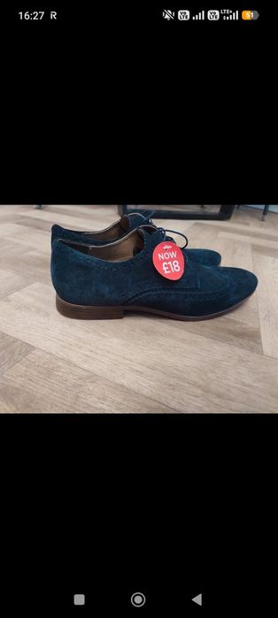 Buty wizytowe zamsz nieużywane rozmiar 45