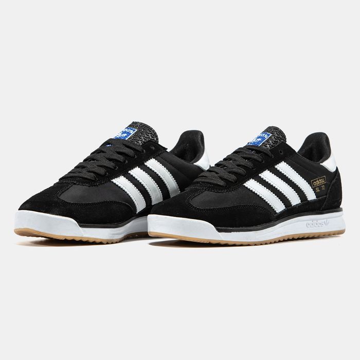 Кросівки Кроссовки Adidas SL '72 Black Чорний Чёрный Кросовки повсякденні