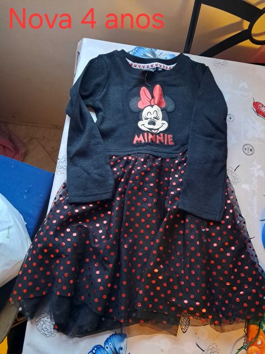 Vestido  menina minie