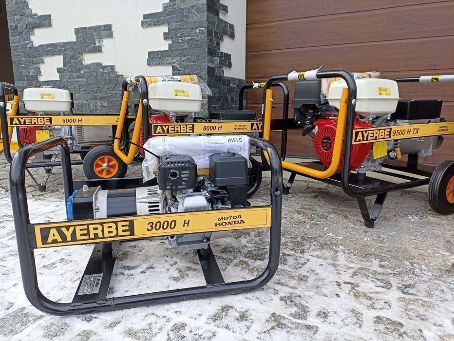 Генератор HONDA 2,5-3кВа/230В электростанция AYERBE Испания 3000 H MN