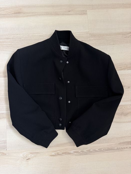 Чорний вкорочений Бомбер зара zara