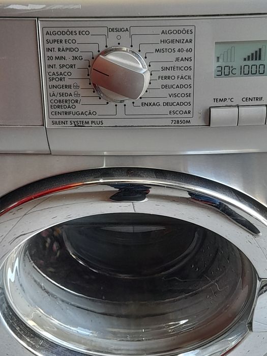 (Disponivel)Maquina lavar AEG 7kg inox c.entrega