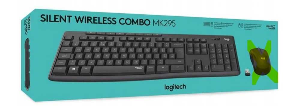 KLAWIATURA Logitech MK295 Silent Wireless grafitowy