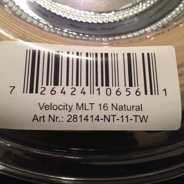 Corda De Tenis Multifilamentos Head Velocity  1.30mm/16  200 Metros