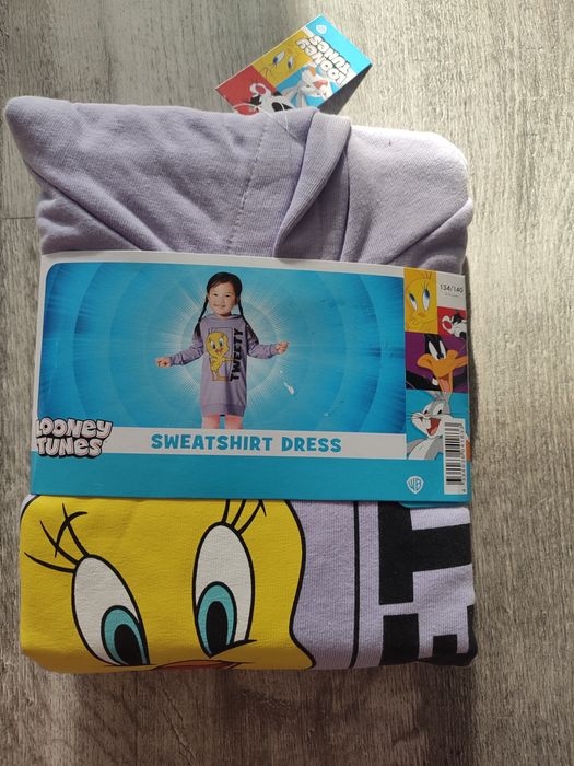 Sukienka dresowa dziecięcą rozm 134/140