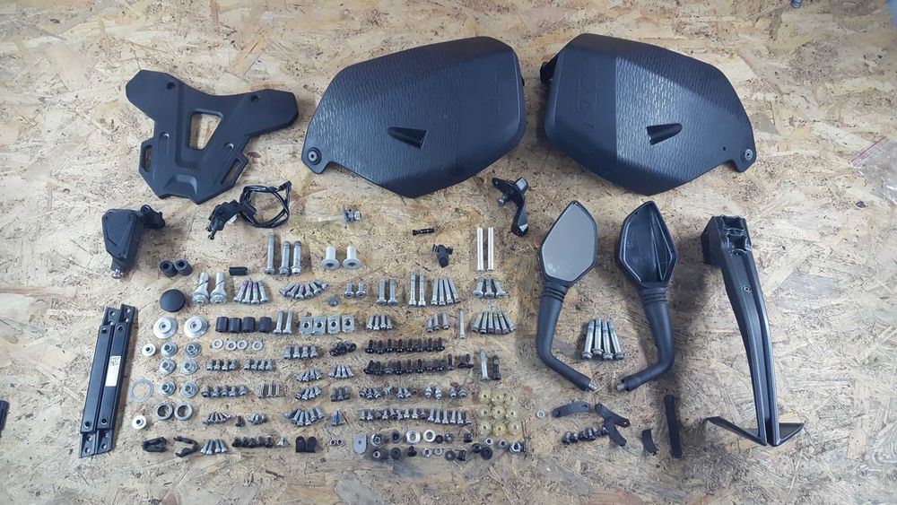 KTM 790 Adventure 890 lagi polka wahacz kierownica stelaz mocowanie set pompa podnozek