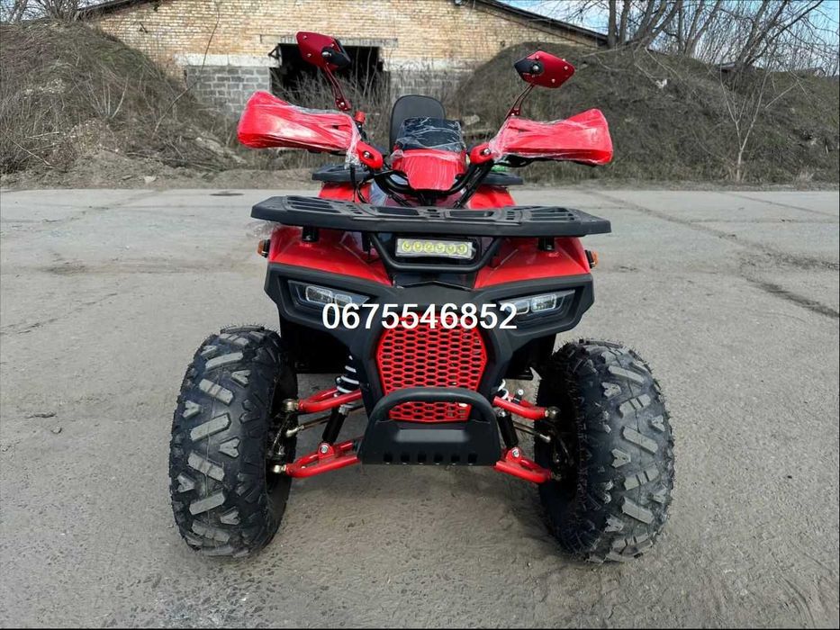 Квадроцикл Spark SP-125-9*4х2*7.5к.с.*Доставимо Безкоштовно-О гривен\Чорний*ЧЕРВОНИЙ!