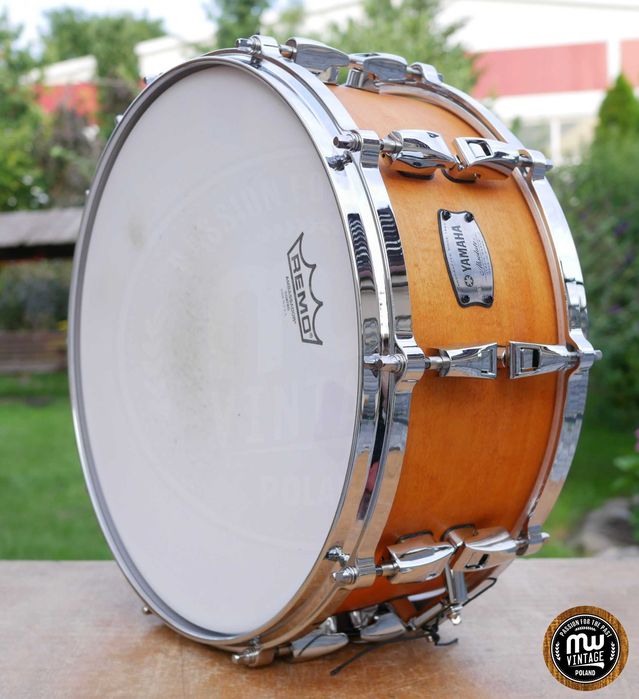 ‼️ Werbel Yamaha Maple Custom Absolute Hybrid 14" x 6" Vintage Nat ‼️