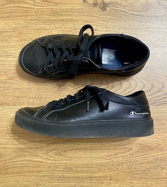 Buty męskie Champion - rozmiar 43, skórzane, czarne