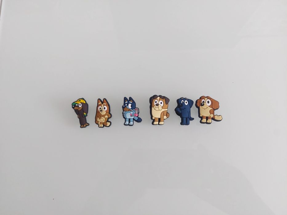 Zestaw 6 figurek Przypinki do butów typu Crocs Bluey I Bingo
