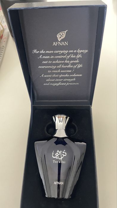 Perfume Afnan Turathi — 100%  Bvlgari Tygar —  80-90% idêntico