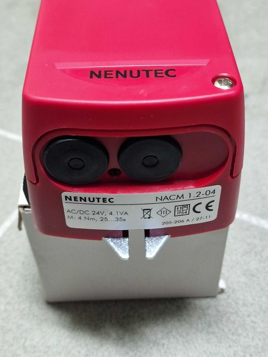 Nowy Siłownik NENUTEC NACM 1.2-04 (4Nm, 24V, 0-10V)