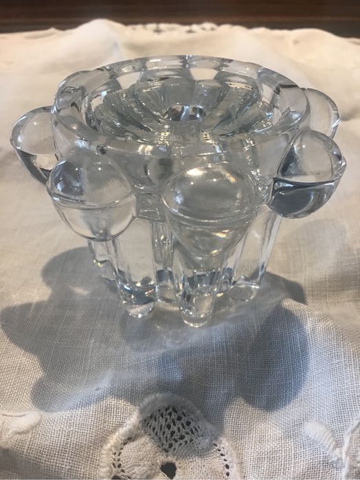 Świecznik kryształowy z Huty Szkła Lucyna