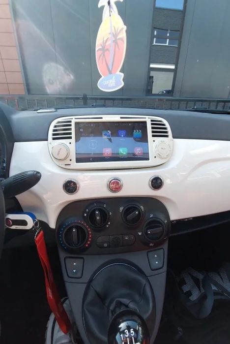 Rádio Android 14 com GPS Fiat 500 (Artigo Novo)