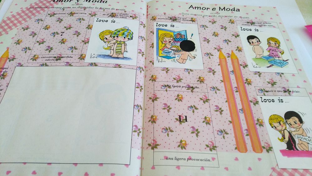 Caderneta cromos Caderneta Love is