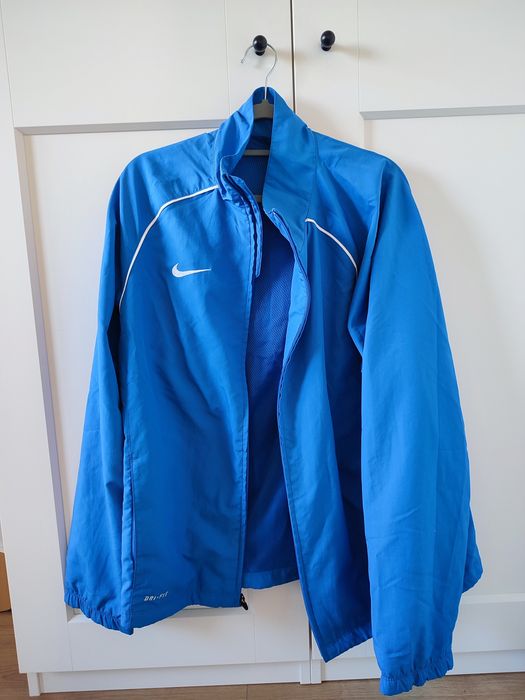 Dres sportowy męski bluza spodnie niebieski Nike rozm M