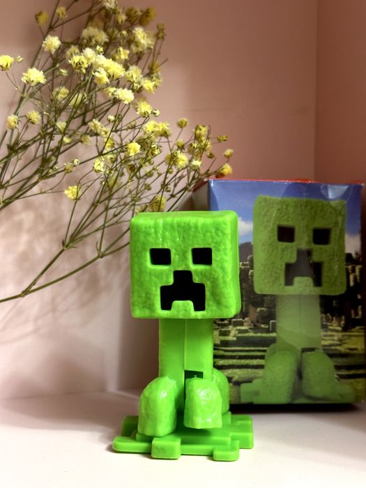Игрушка майнкрафт, minecraft, криппер, creeper макдональдс, mcdonalds