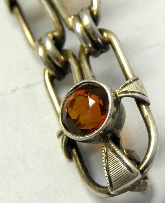 срібло серебро весілля стрази брошь вінтаж