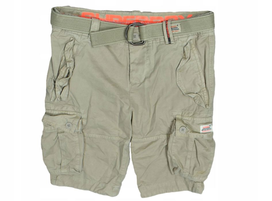 Superdry Core Cargo Heavy Spodenki Męskie Bojówki L