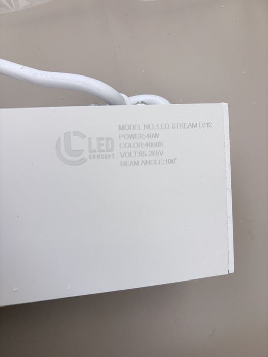 Світильник LED Concept stream l 012, 4000K, 40W