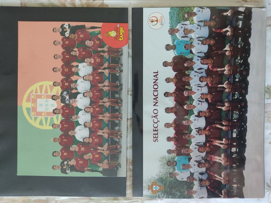 Postais seleção nacional Portugal