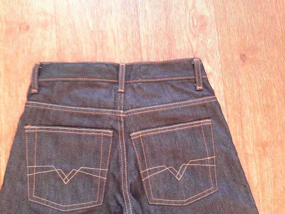 Джинсы синие на мальчика topman англия w26" skinny , 100% хлопок