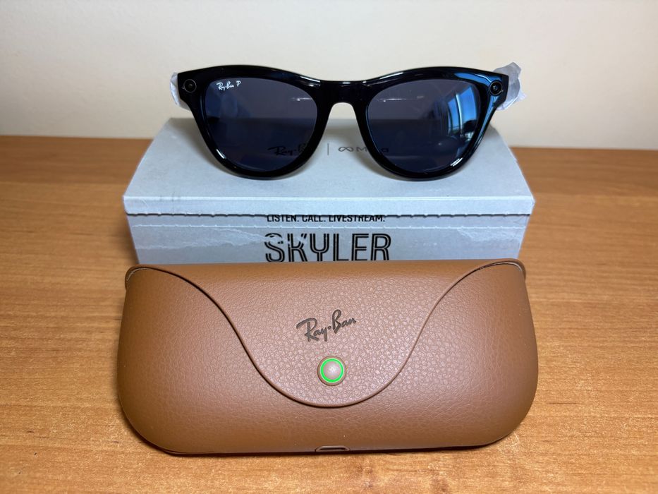 Gen 1 Smart okulary Ray Ban Meta Skyler granatowe