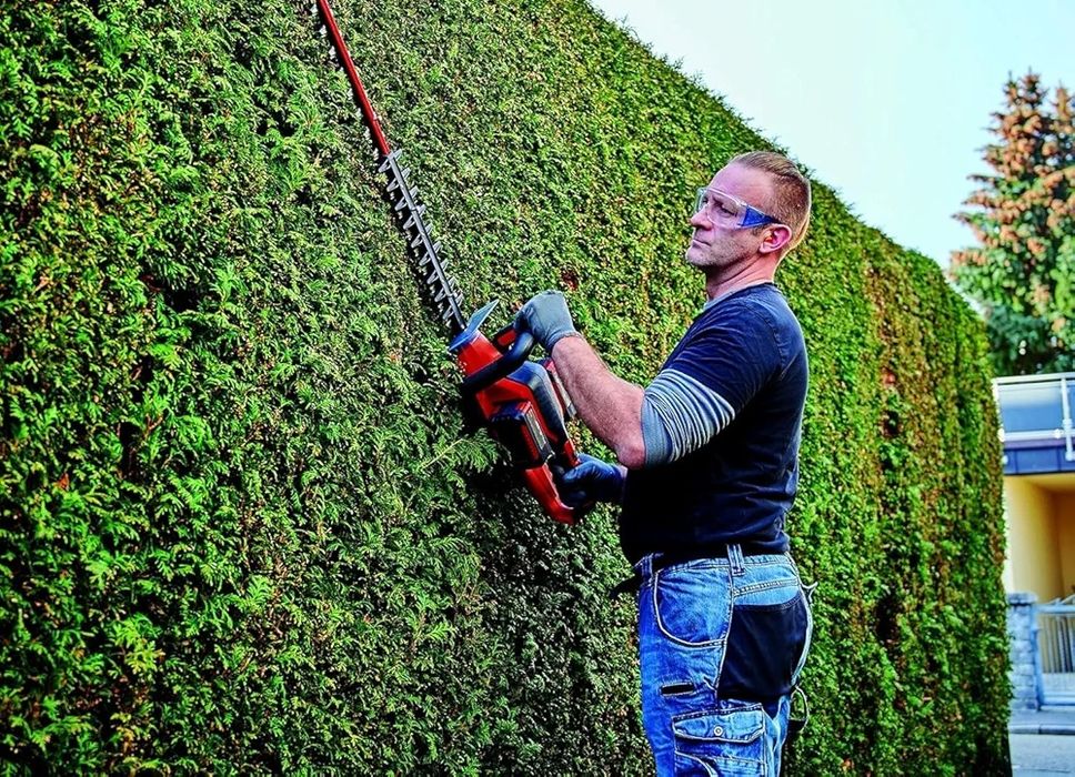 Einhell nożyce do tuji żywopłotu AKUMULATOROWE GE-CH 36/65 Li ogrod podcinania krzewów 2 X 18V