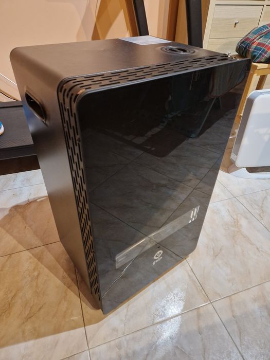 Aquecedor a Gás Chama Azul 3800W - Vidro Preto (Impecável)